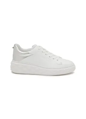 -----------JIMMY CHOO  ---- ------------ ----Diamond Light Maxi Leather Sneakers --