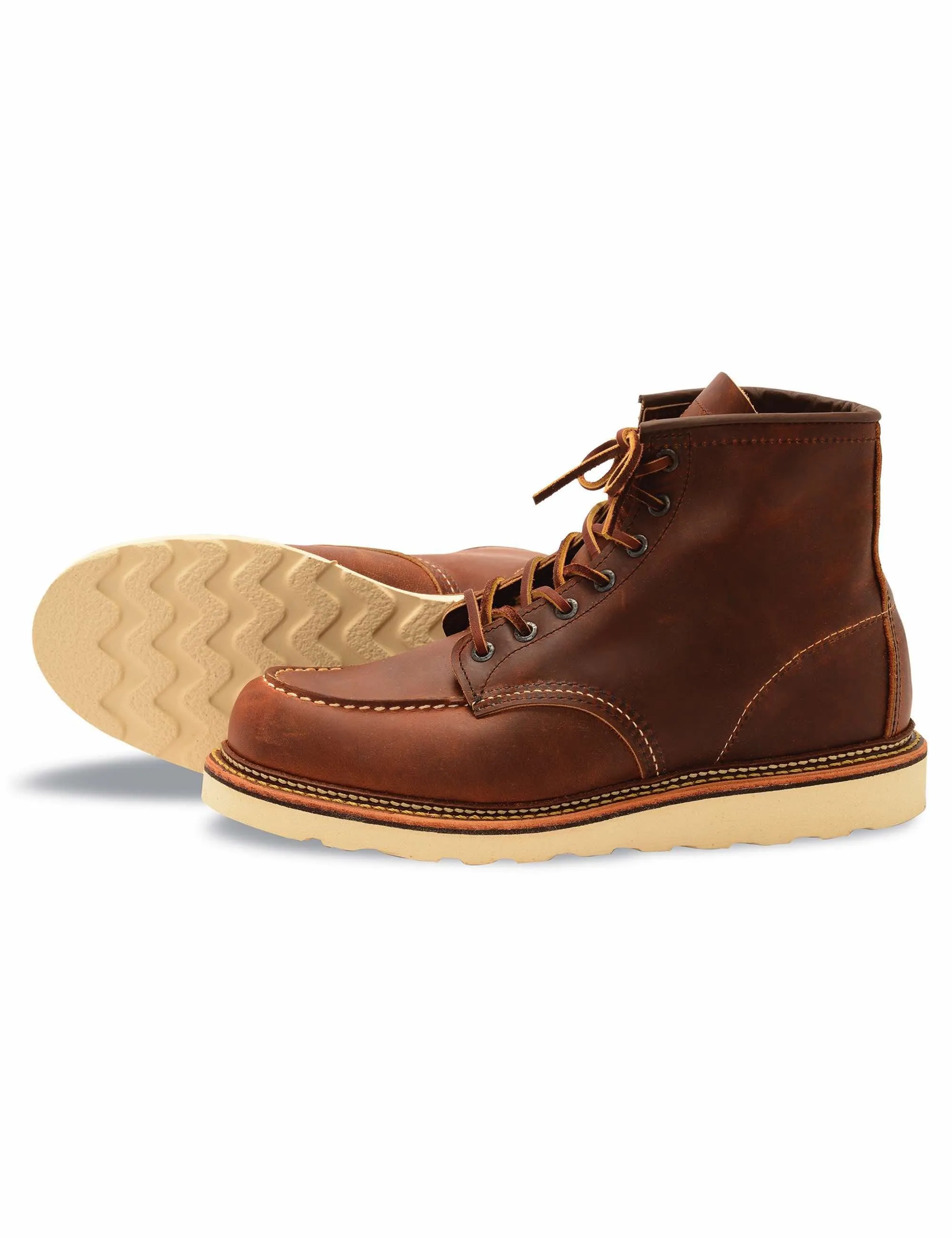 1907D Heritage 6" Moc Toe Boot - Copper Rough & Tough Leather