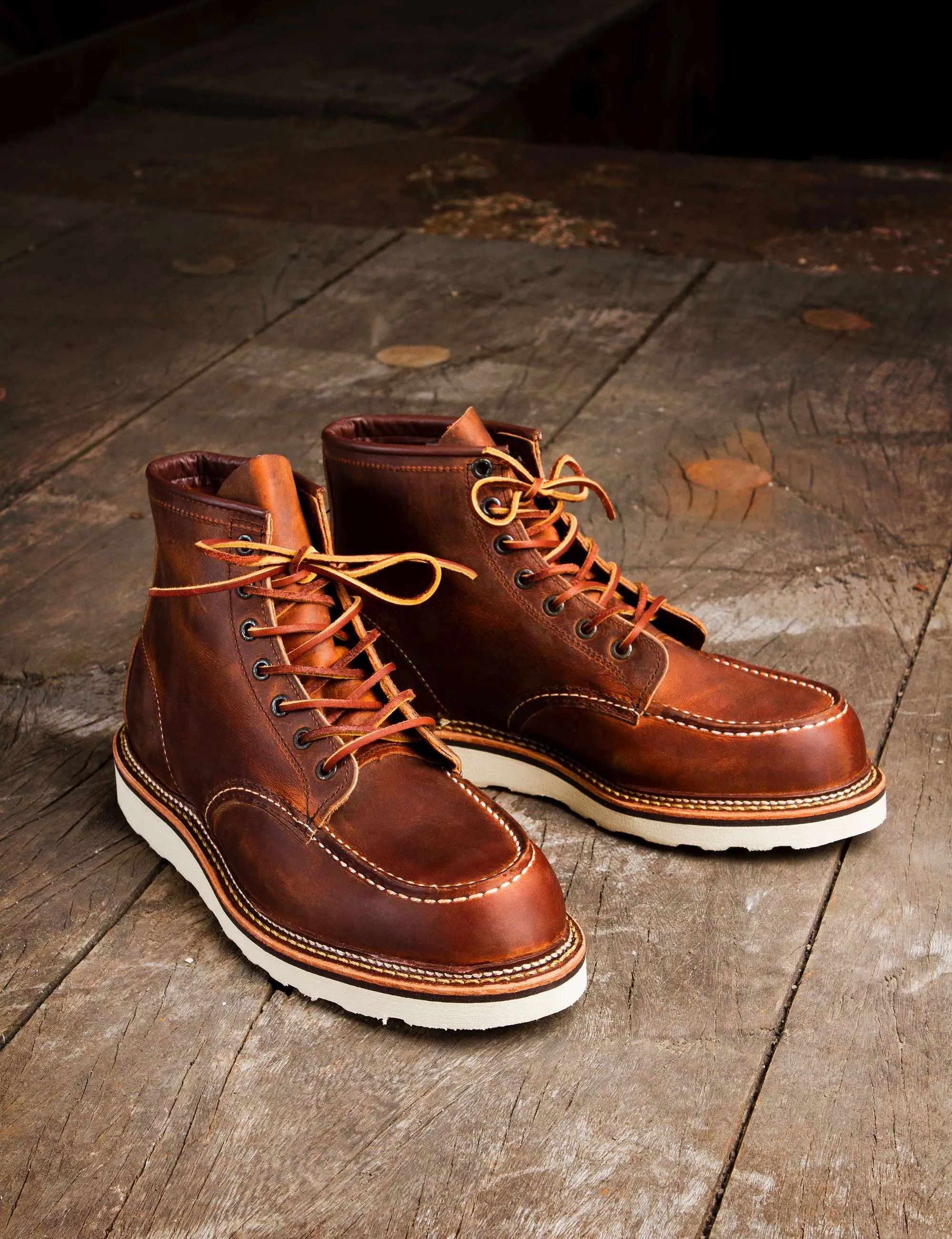 1907D Heritage 6" Moc Toe Boot - Copper Rough & Tough Leather