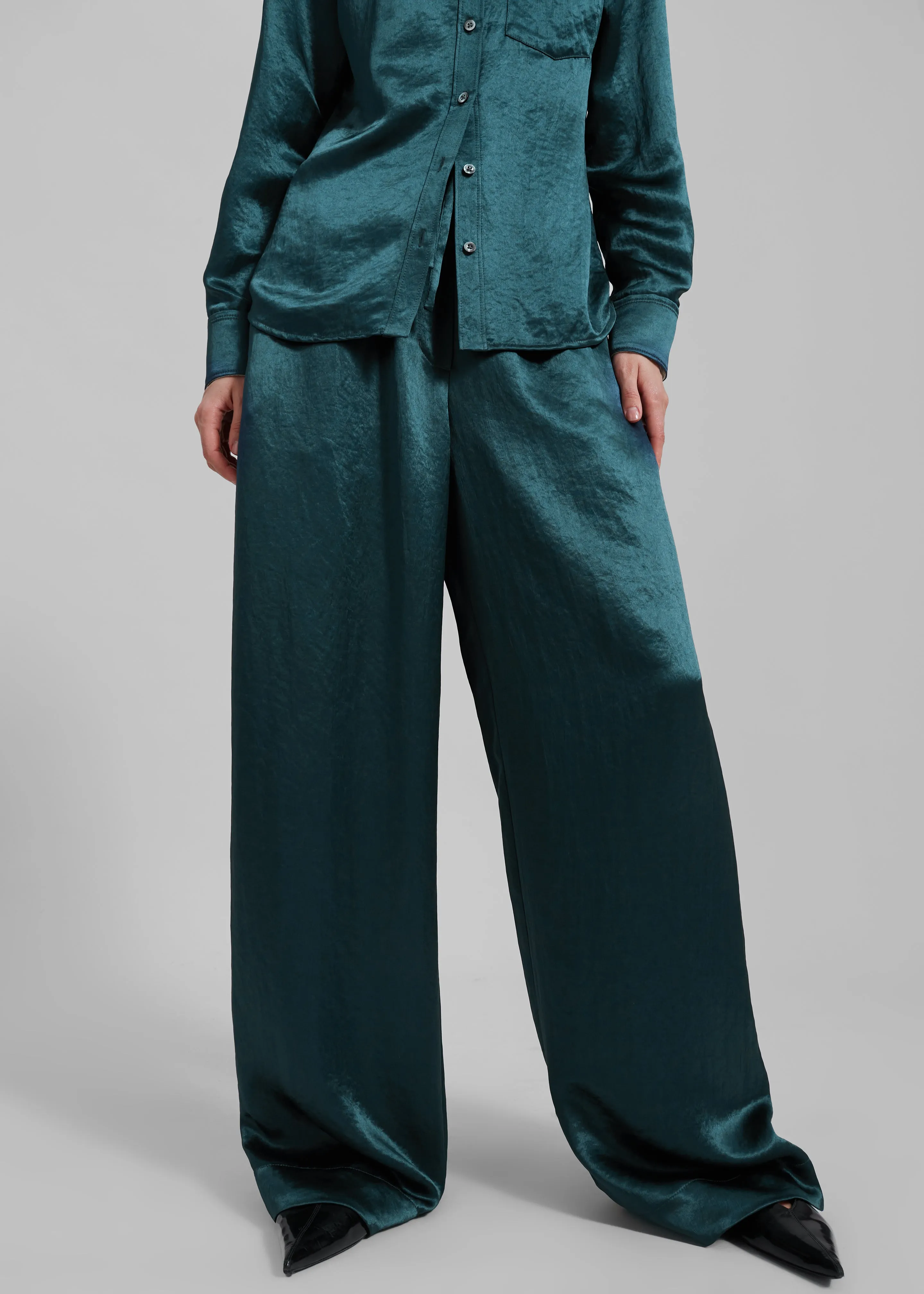 3.1 Phillip Lim Pajama Trousers - Deep Ocean