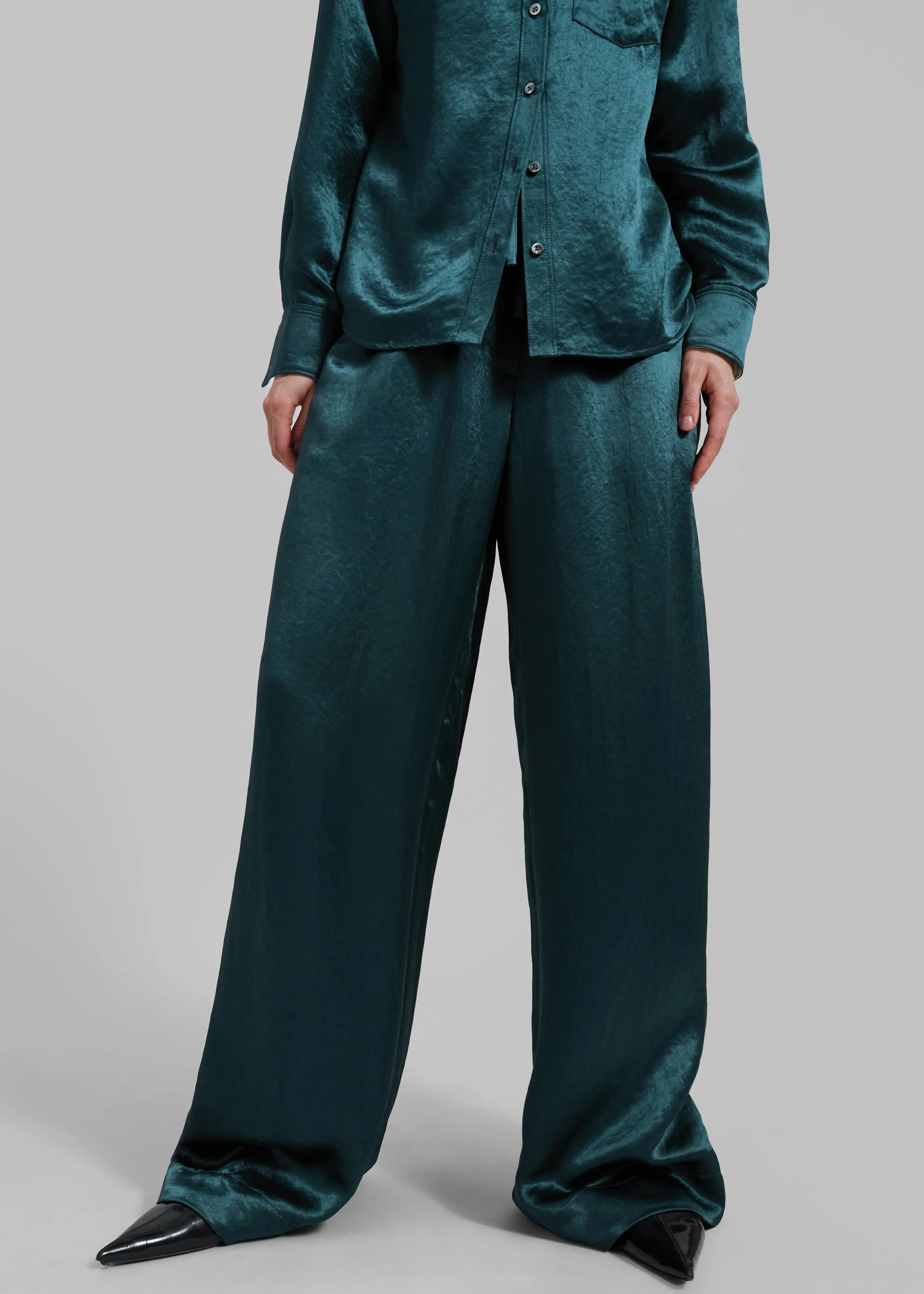 3.1 Phillip Lim Pajama Trousers - Deep Ocean