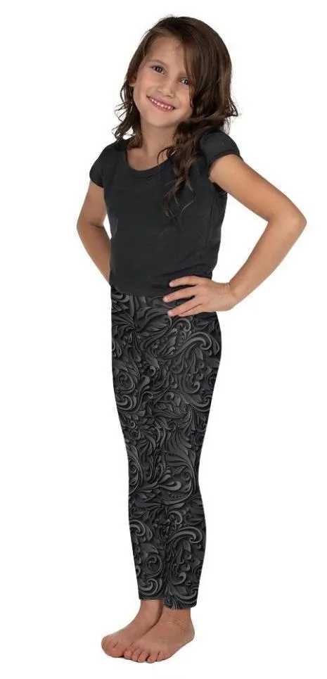 3D Art Deco Kid's Leggings