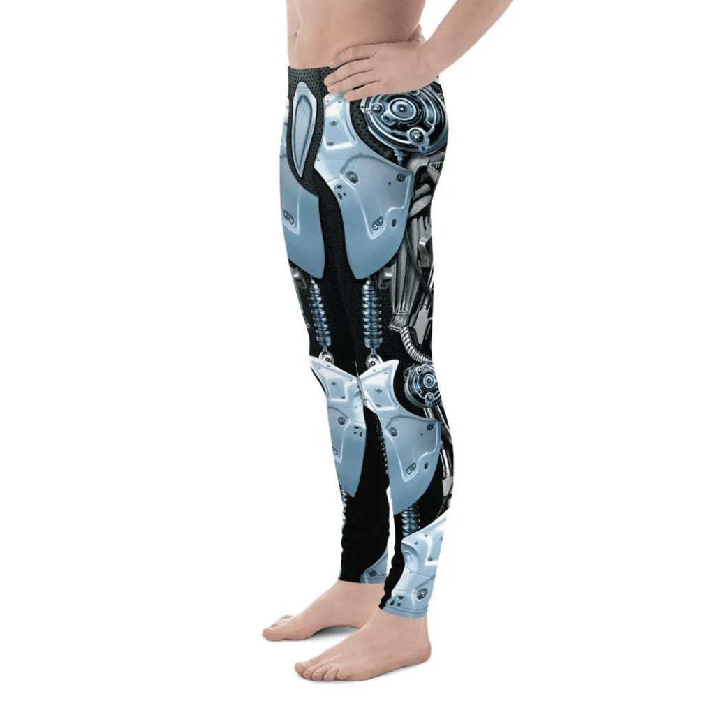 3D Robotic Men's Leggings