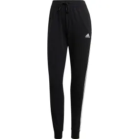 adidas - Essentials Single Jersey 3-Stripes Joggers Women black