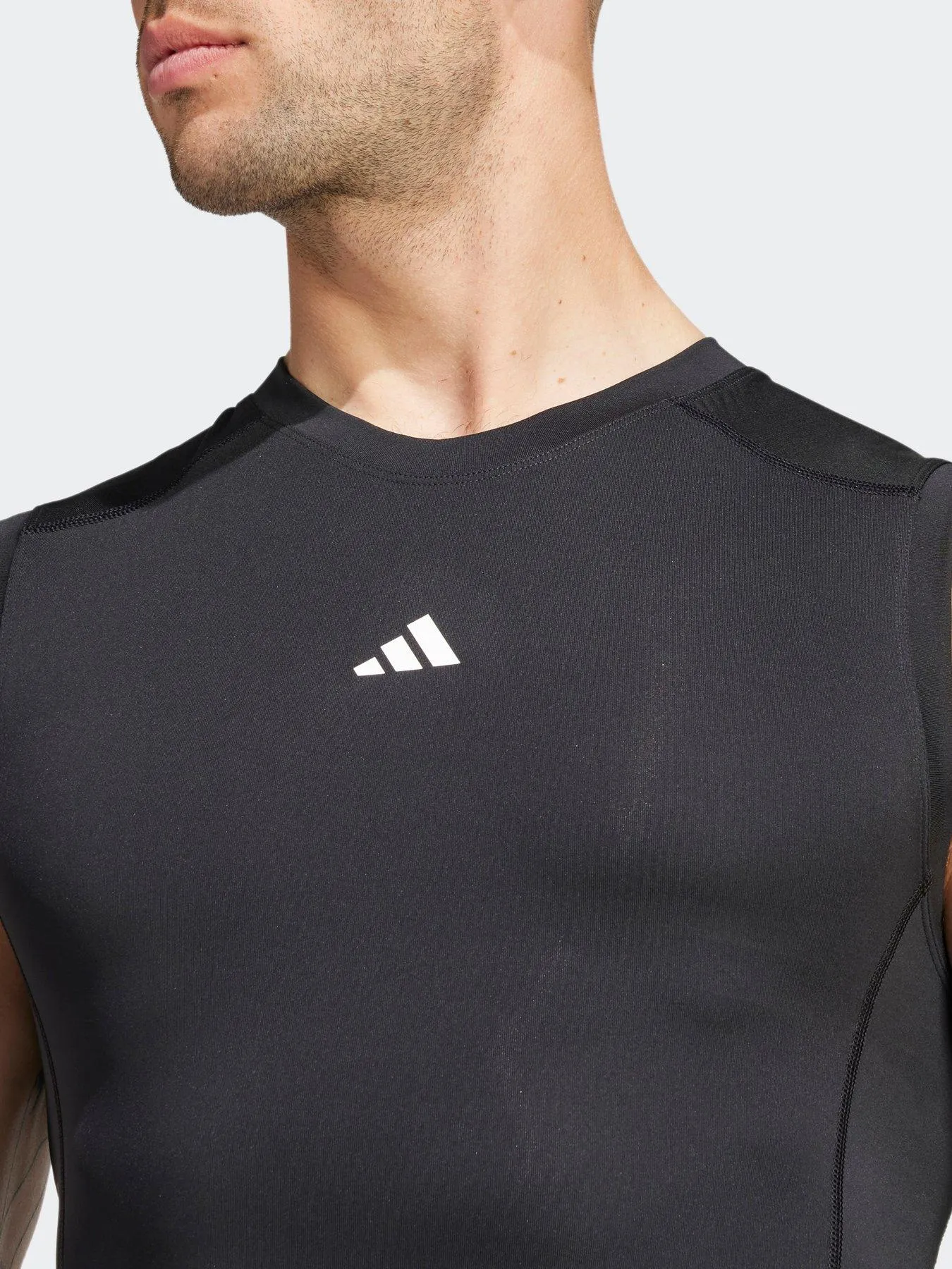 adidas Mens Training Tech Fit Vest - Black