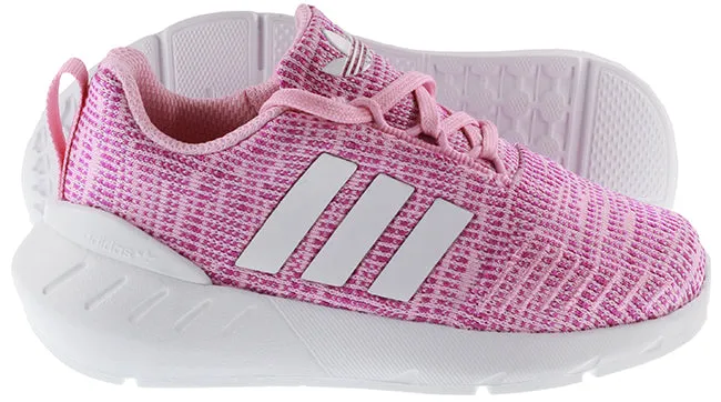 Adidas Originals Kids Trainers Swift Run 22 True Pink White