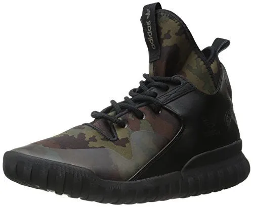 Adidas Tubular X Men Round Toe Leather Sneakers