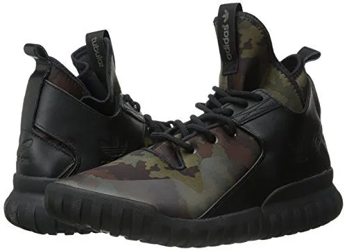 Adidas Tubular X Men Round Toe Leather Sneakers