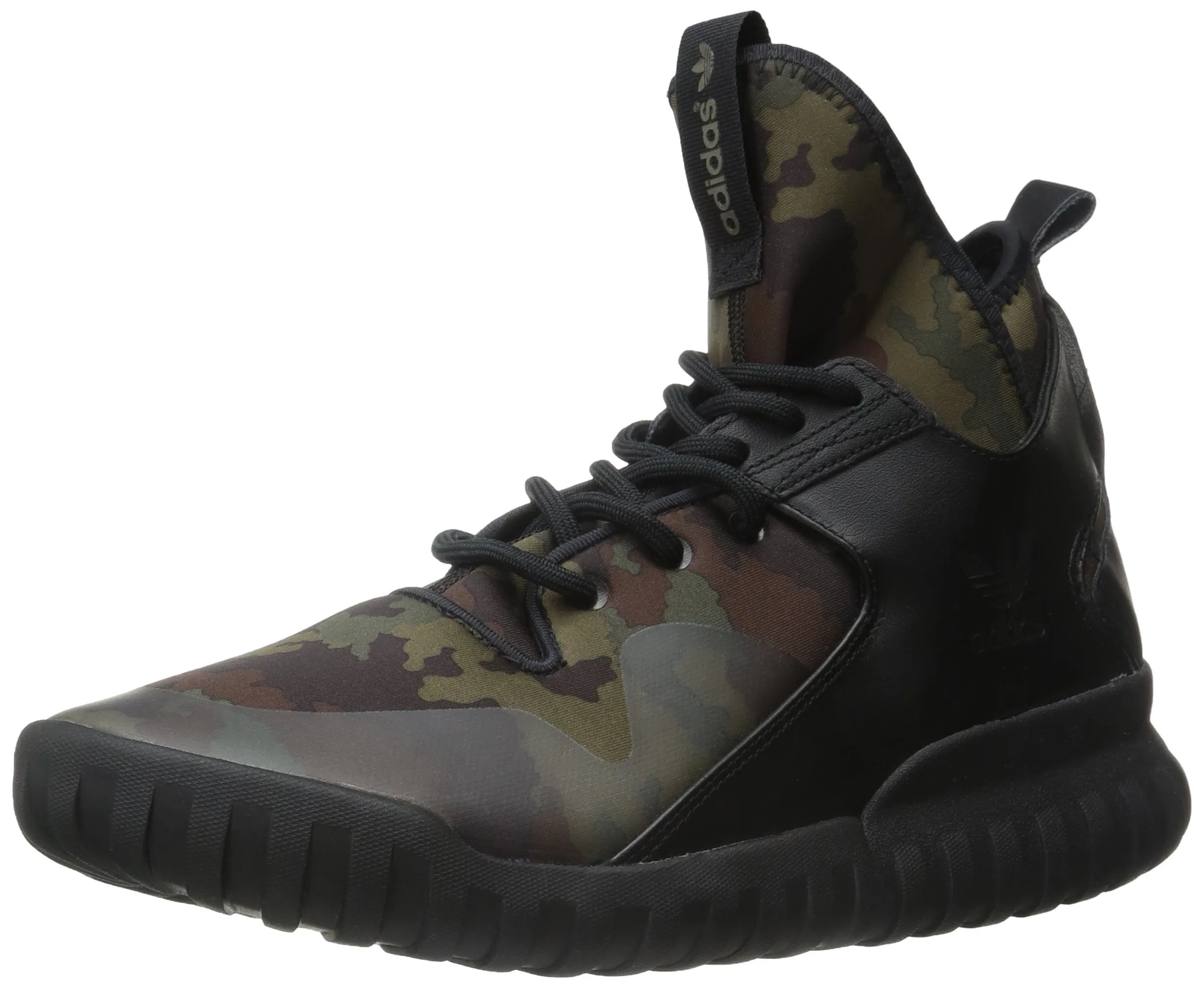 Adidas Tubular X Men Round Toe Leather Sneakers