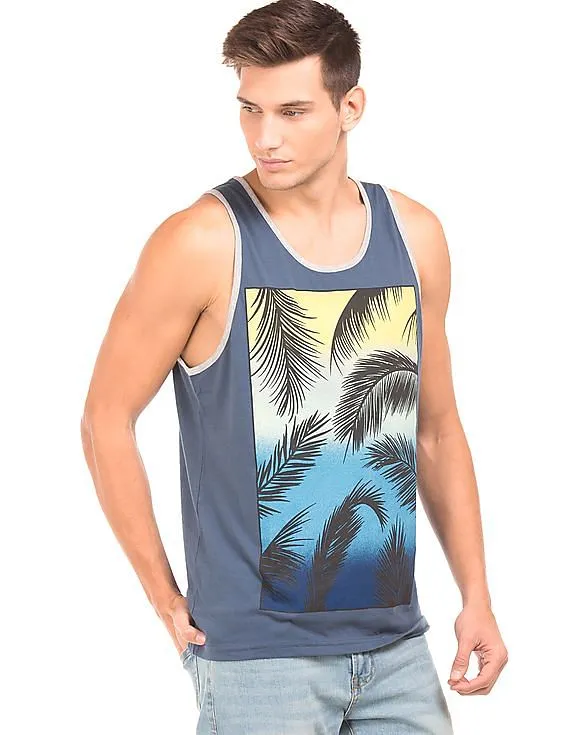 Aeropostale Regular Fit Printed Tank