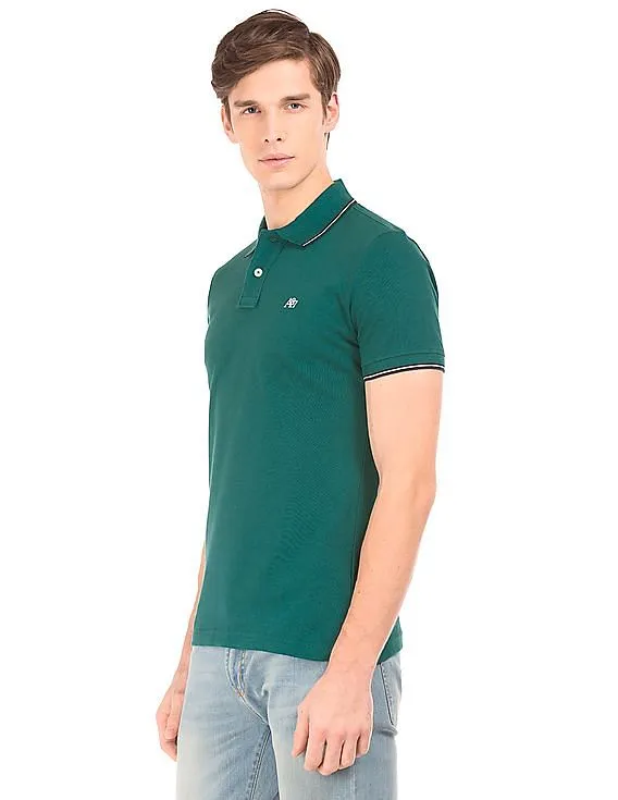 Aeropostale Tipped Pique Polo Shirt