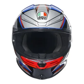 AGV - K6 S Slashcut Blue/Grey/Red Helmet