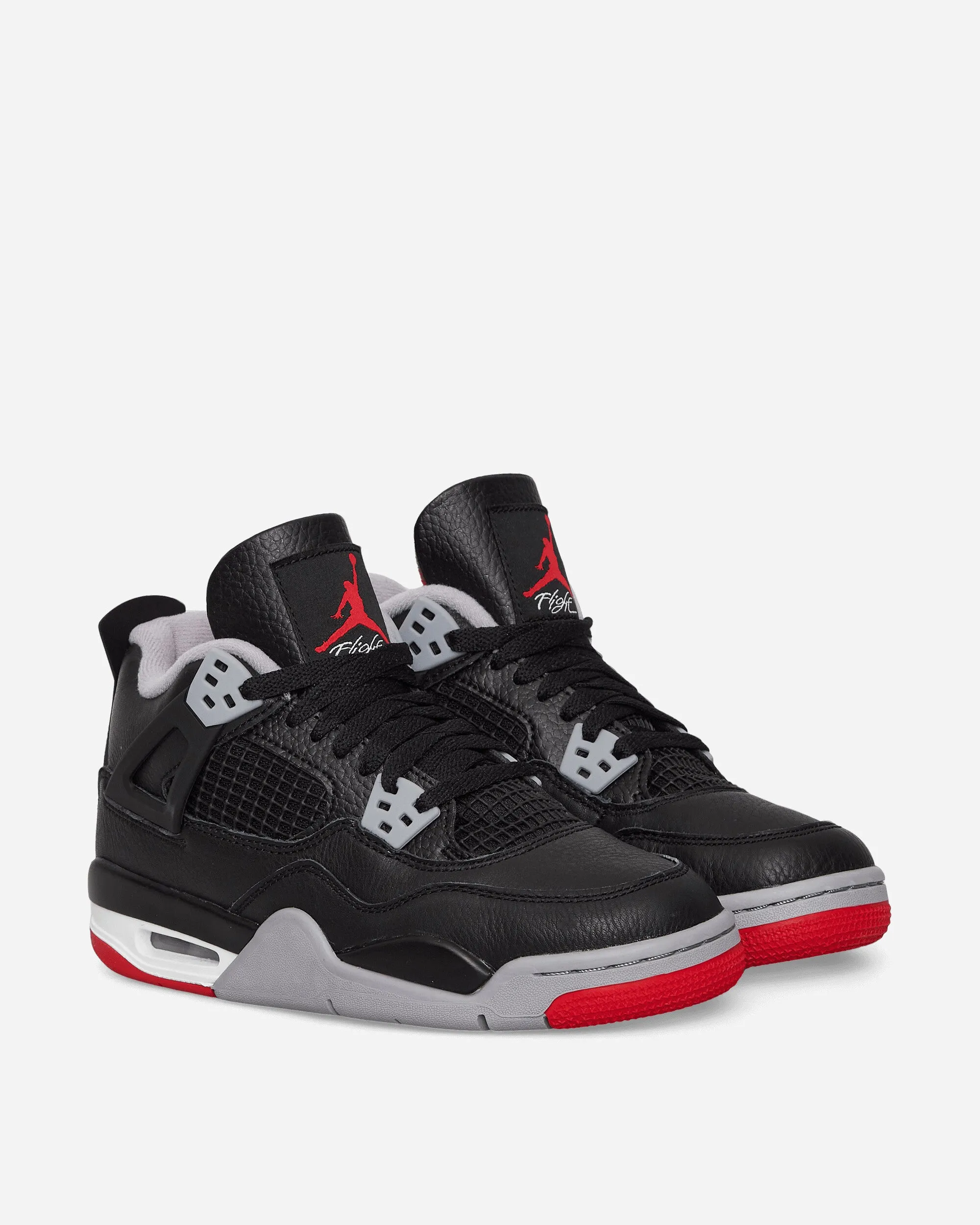 Air Jordan 4 Retro (GS) Sneakers Black / Fire Red / Cement