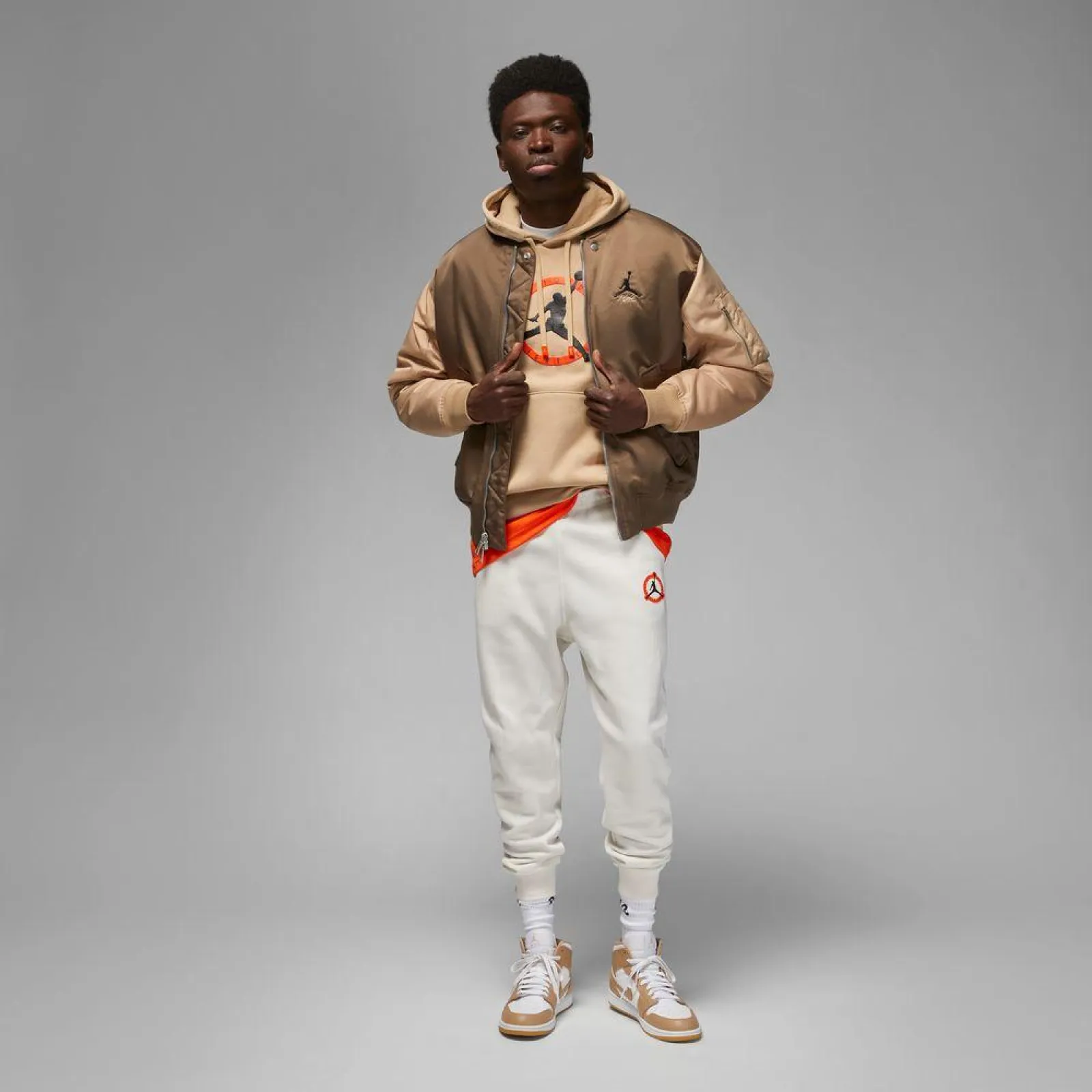 Air Jordan Flight MVP Jumpman Graphic Hoodie ''Desert''