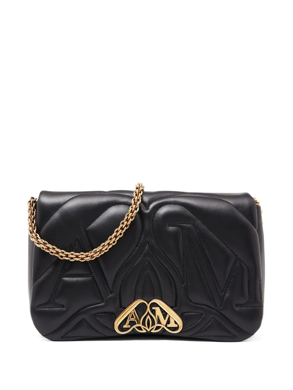 Alexander McQueen    Alexander Mc Queen Seal Leather Shoulder Bag