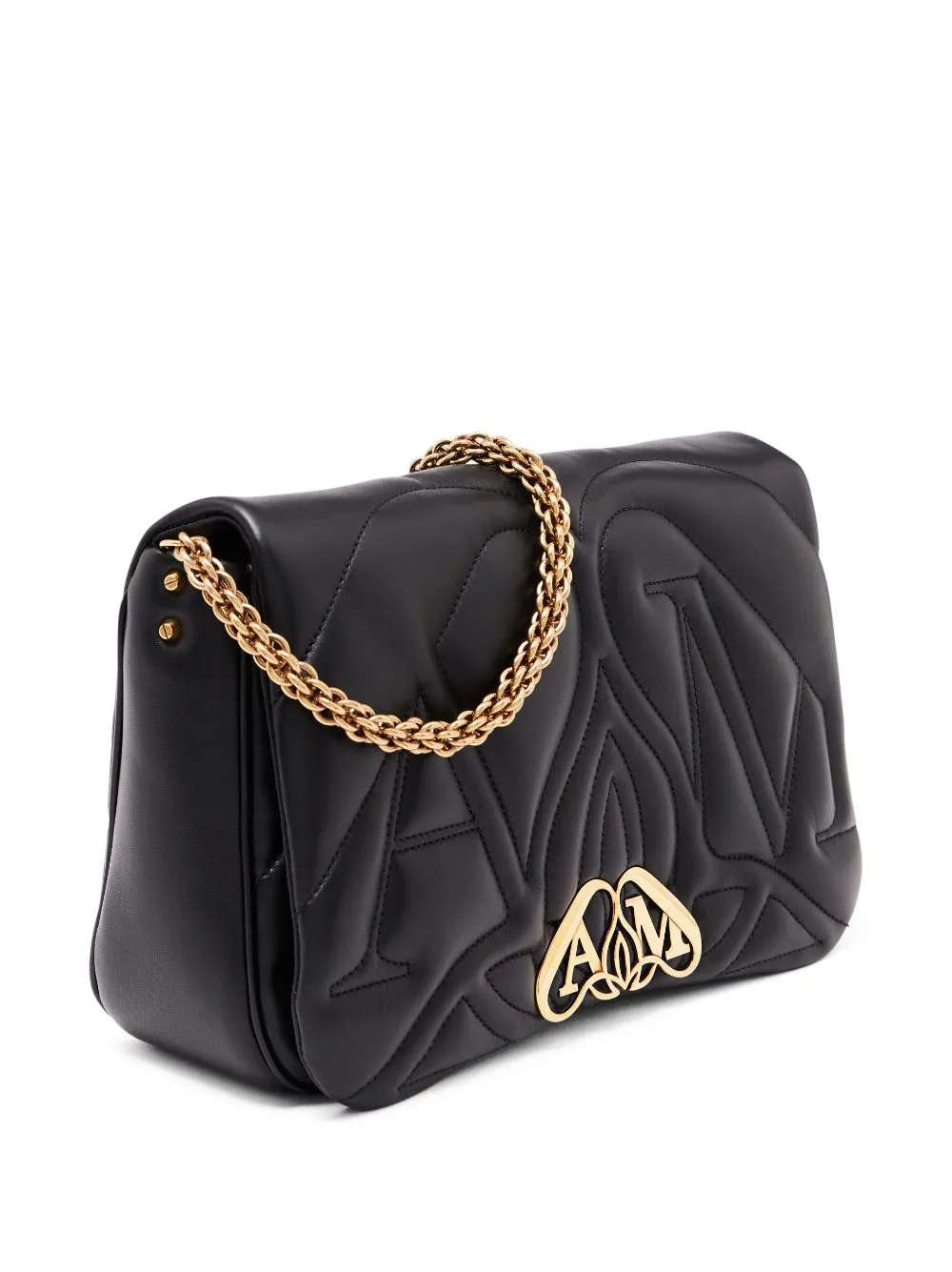 Alexander McQueen    Alexander Mc Queen Seal Leather Shoulder Bag