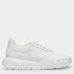 Alexander McQueen  Court Sneakers in White Leather