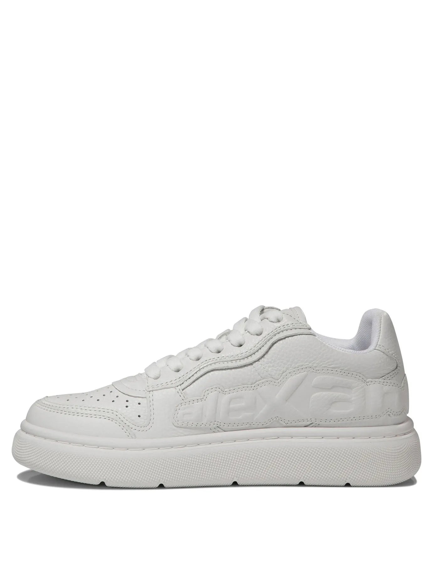 Alexander Wang    Alexander Wang Puff Pebble Leather Sneakers With Logo