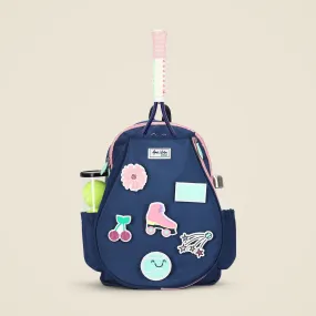 Ame & Lulu girls' little patches tennis backpack