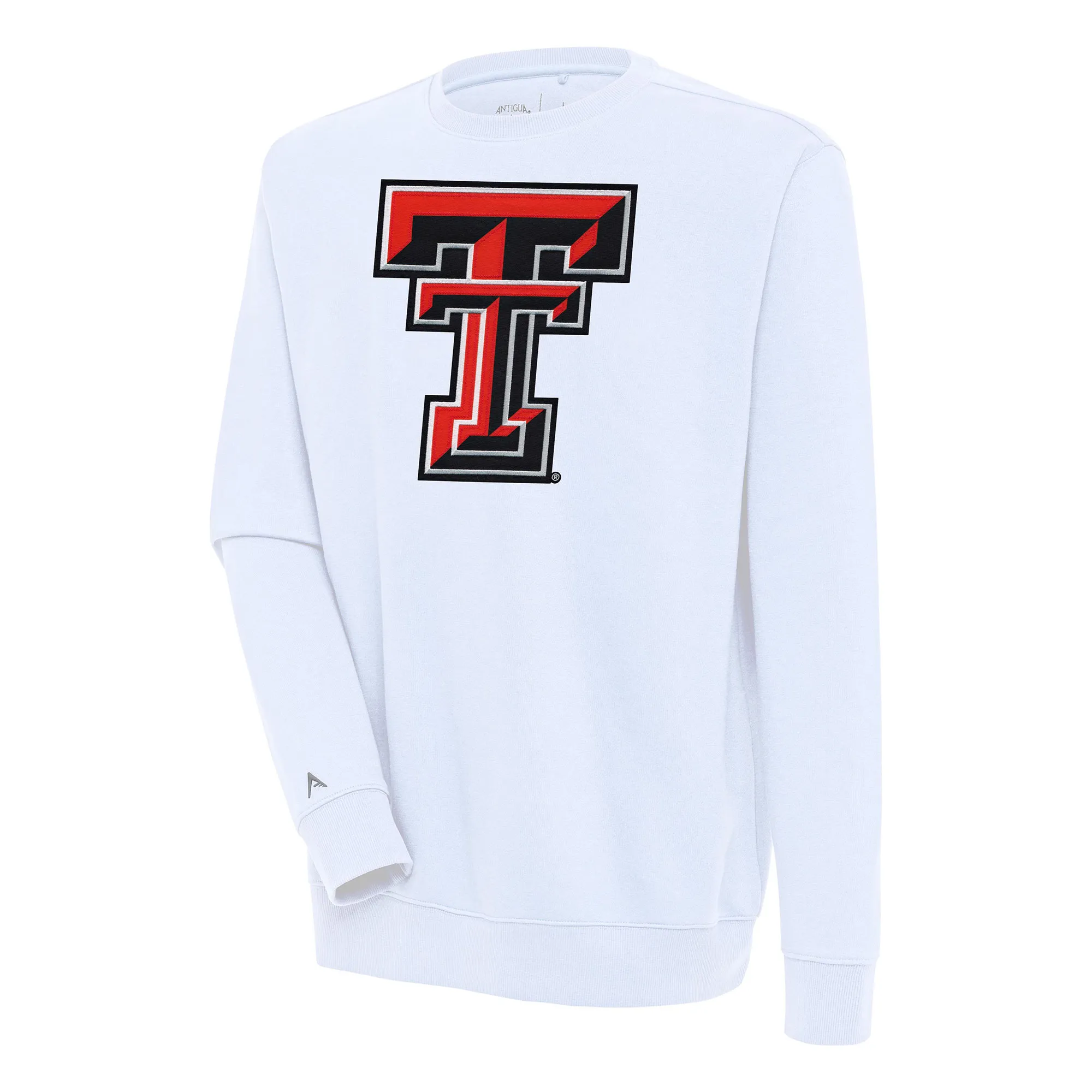 Antigua  Texas Tech Red Raiders White Victory Pullover Sweatshirt