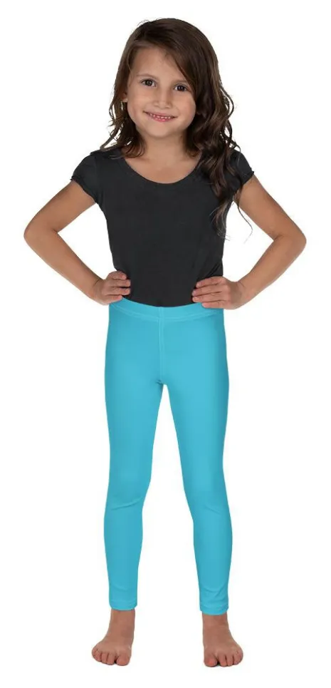 Aqua Turquoise Kid's Leggings