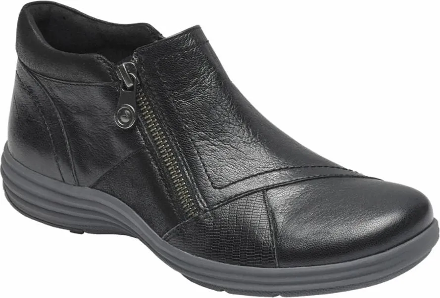 Aravon Beaumont Patch Boot Black - Extra Wide