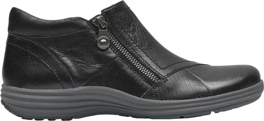 Aravon Beaumont Patch Boot Black - Extra Wide