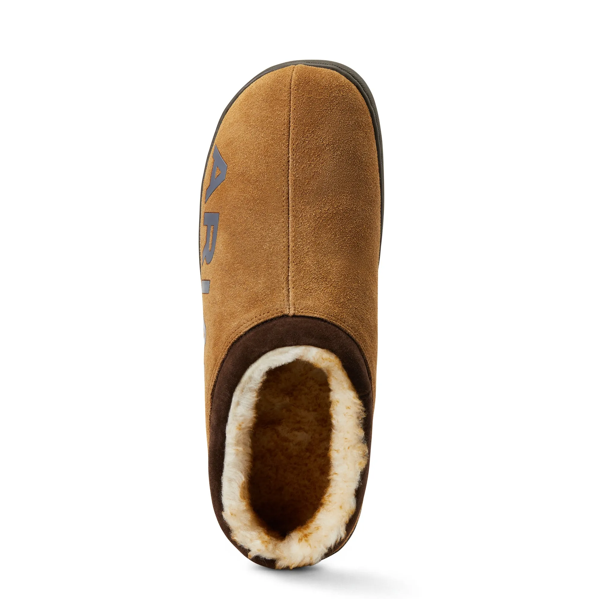 Ariat Men's Logo Hooded Clog Slipper, Hashbrown