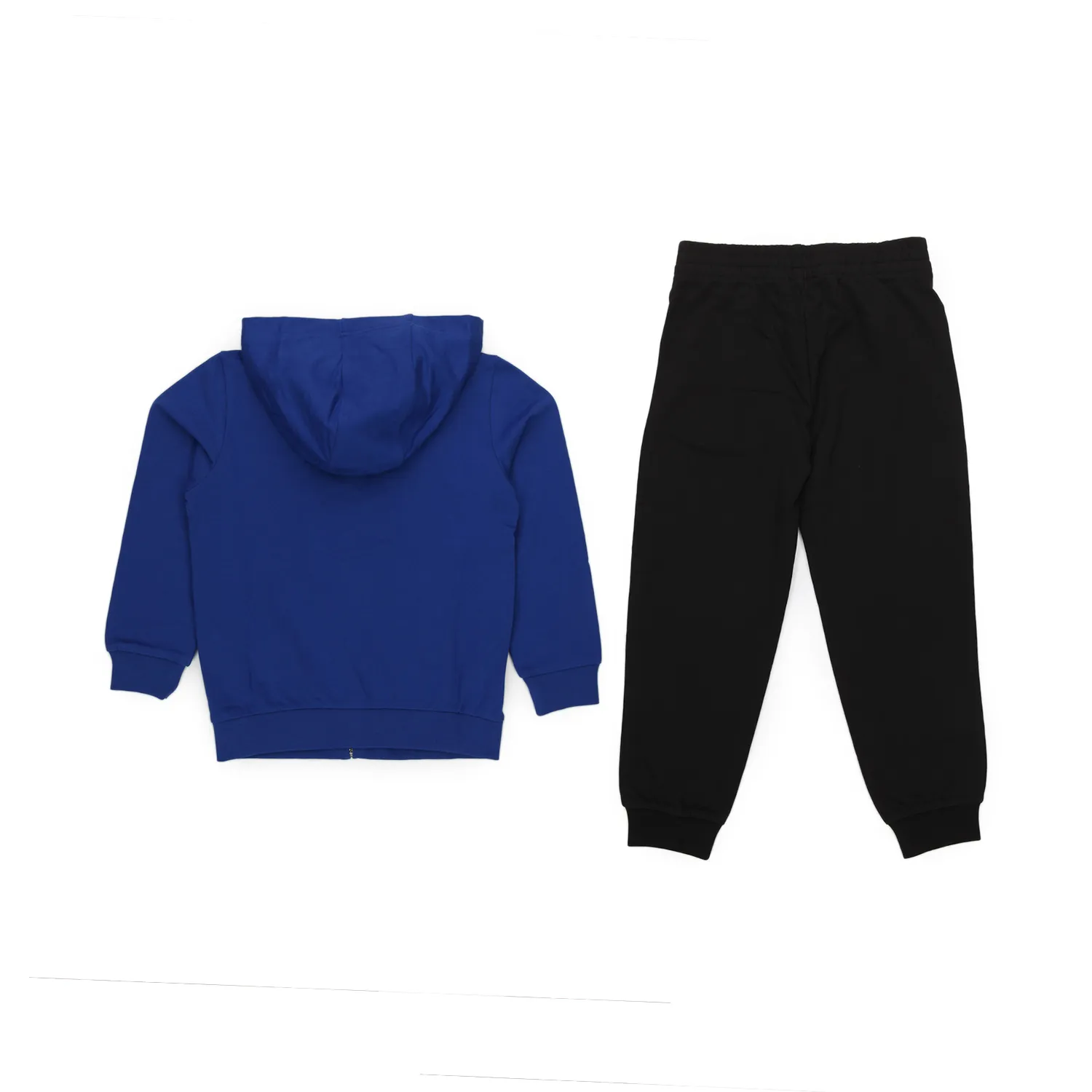 Armani Junior Ea7 Blue And Black Tracksuit For Children And Teen