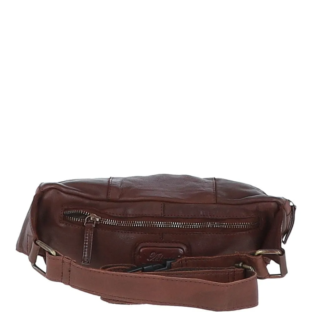 Ashwood  Leather Bum Bag Brandy: ERWIN