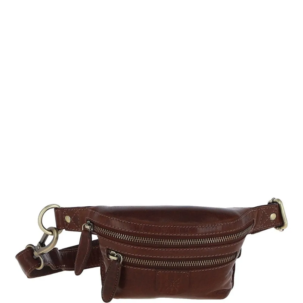 Ashwood Leather Waist Bag - Chestnut Tan: T-74