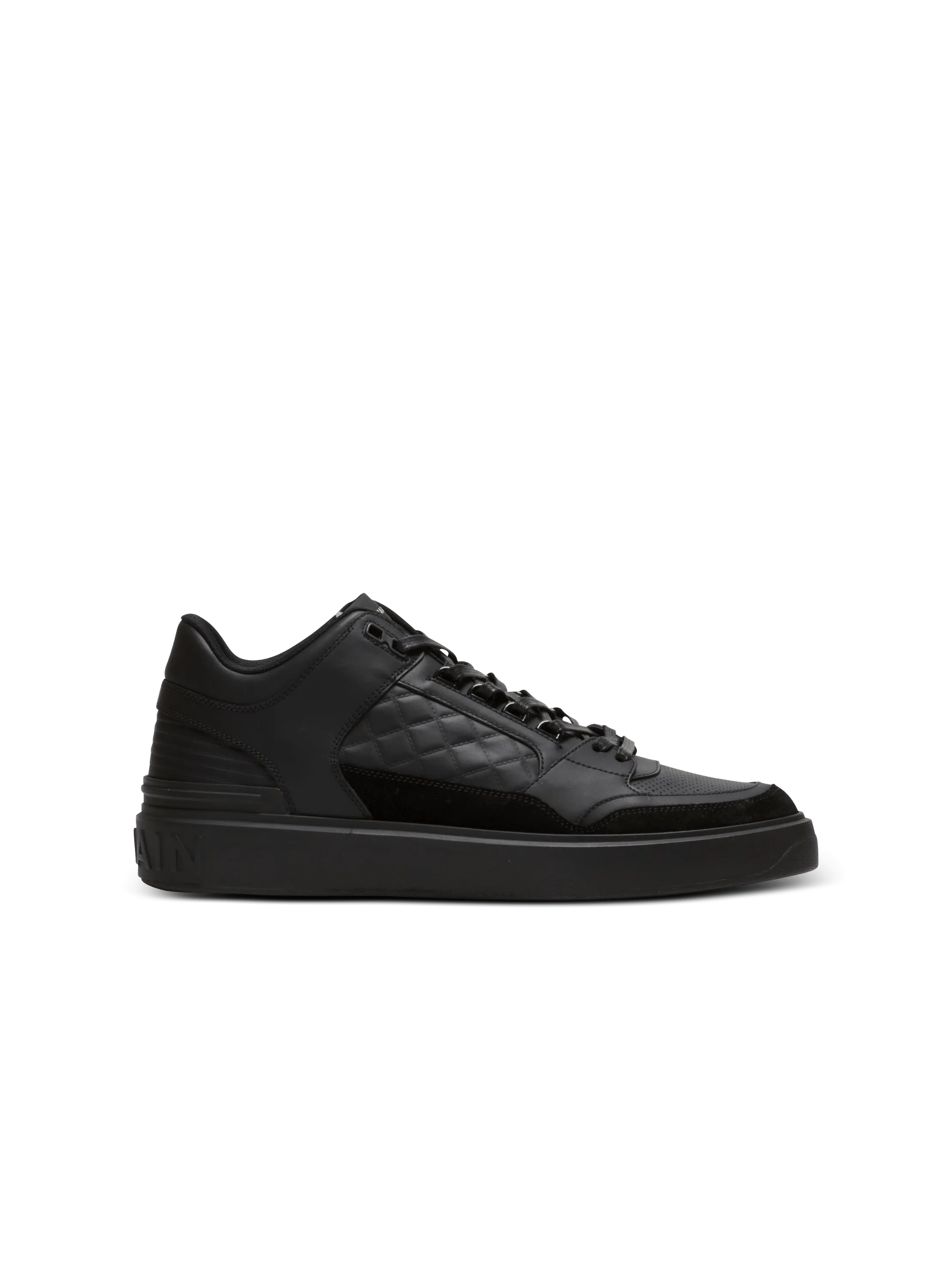 B-Court mid-top leather sneakers