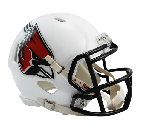 Ball State Cardinals Tigers Riddell Speed Mini Helmet