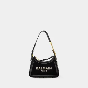 Balmain  B-Army Shoulder Bag - Balmain - Canvas - Ivory/Black