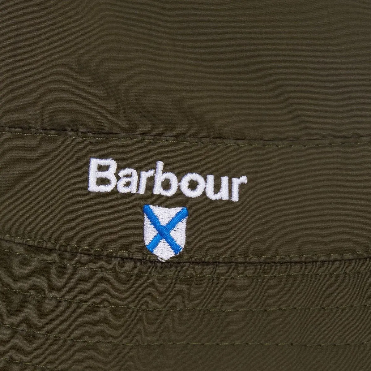 Barbour Crest Waterproof Packaway Sports Hat | Olive