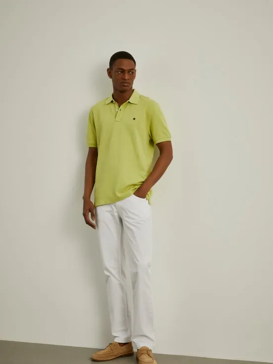 Basic regular fit polo shirt