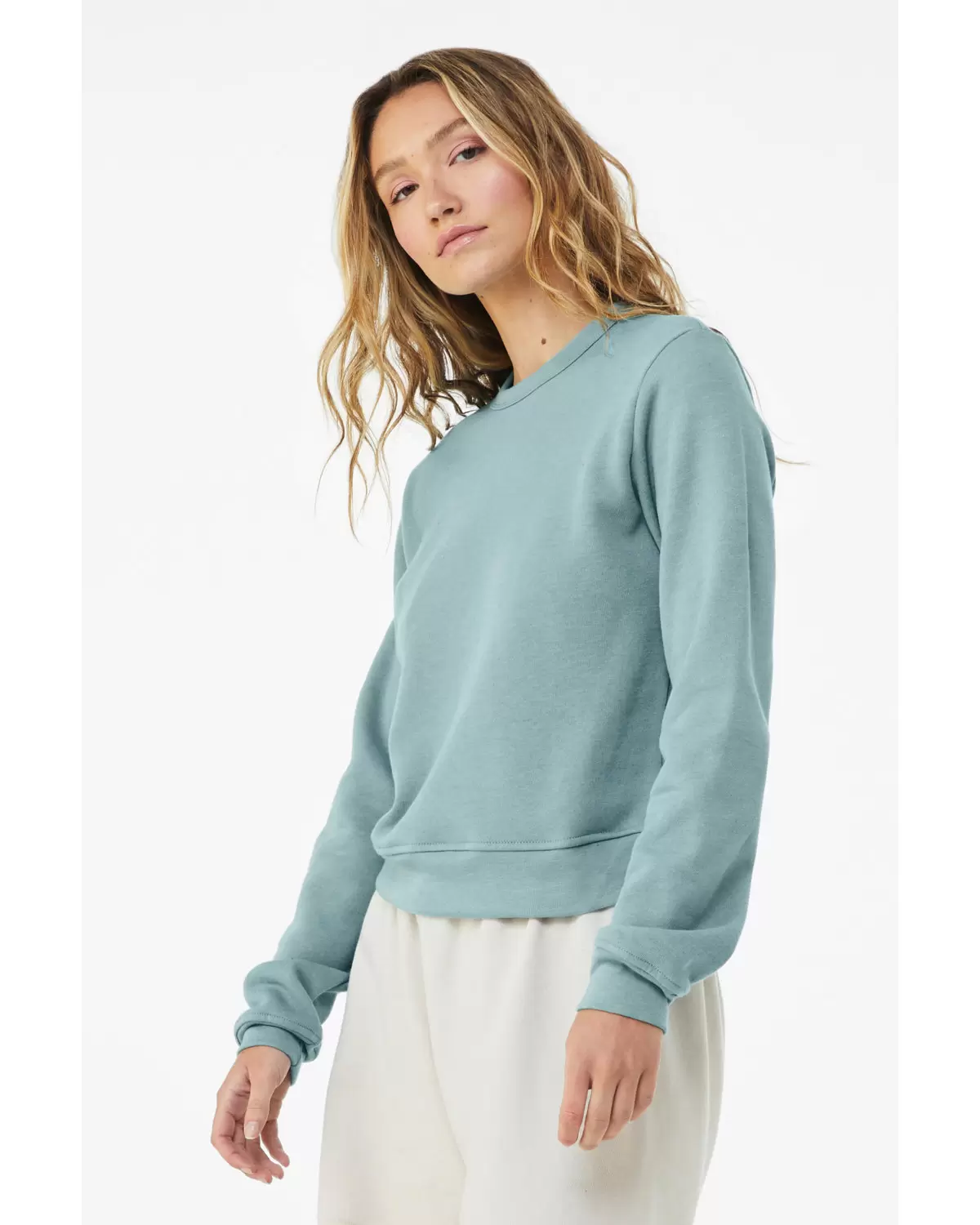 Bella + Canvas 7511 Ladies Classic Pullover Crewneck SKU: 7511