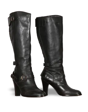 Belstaff Trialmaster T/H Slim Ladies' Boot, antique black