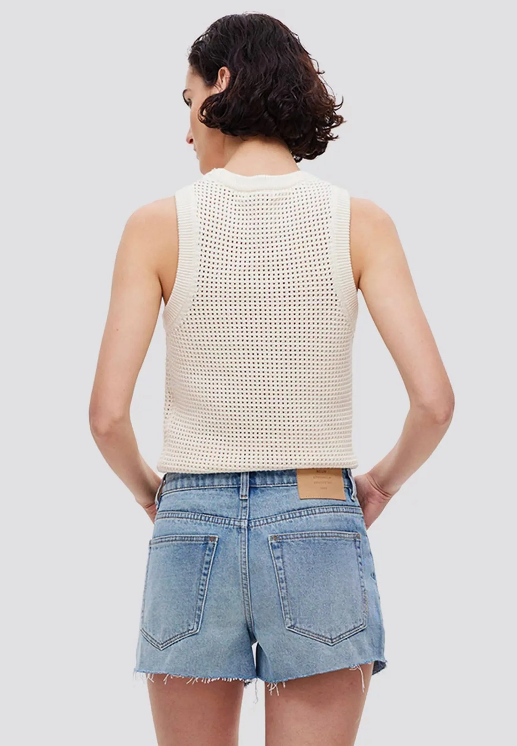 Binx Crochet Tank - Ivory