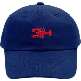 Bits & Bows Lobster Baseball Hat, Nellie Navy