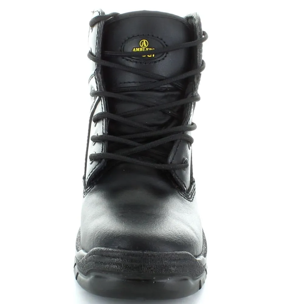 Black 6 Eyelet Safety Boot