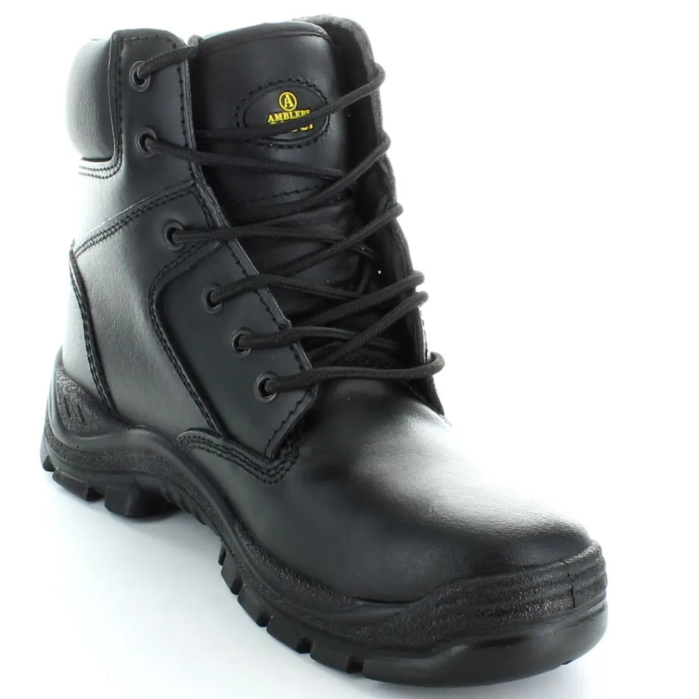 Black 6 Eyelet Safety Boot