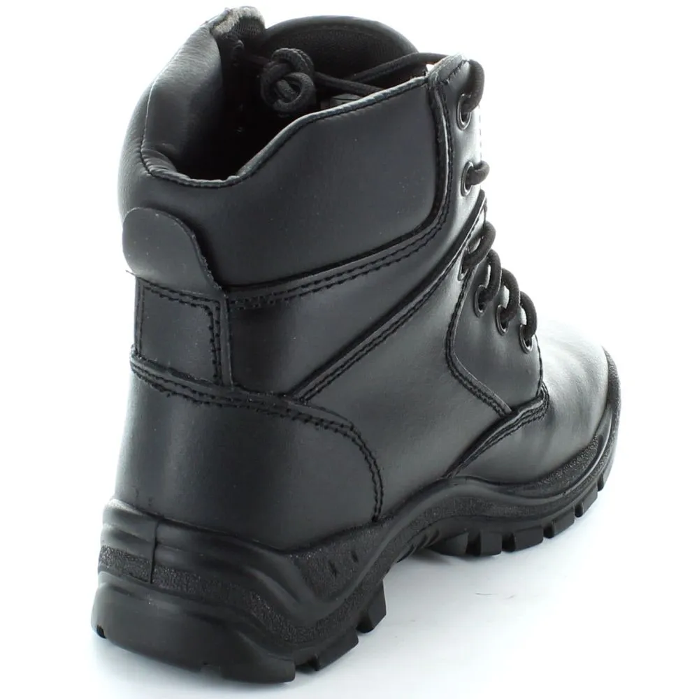 Black 6 Eyelet Safety Boot