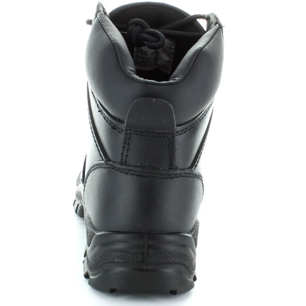 Black 6 Eyelet Safety Boot