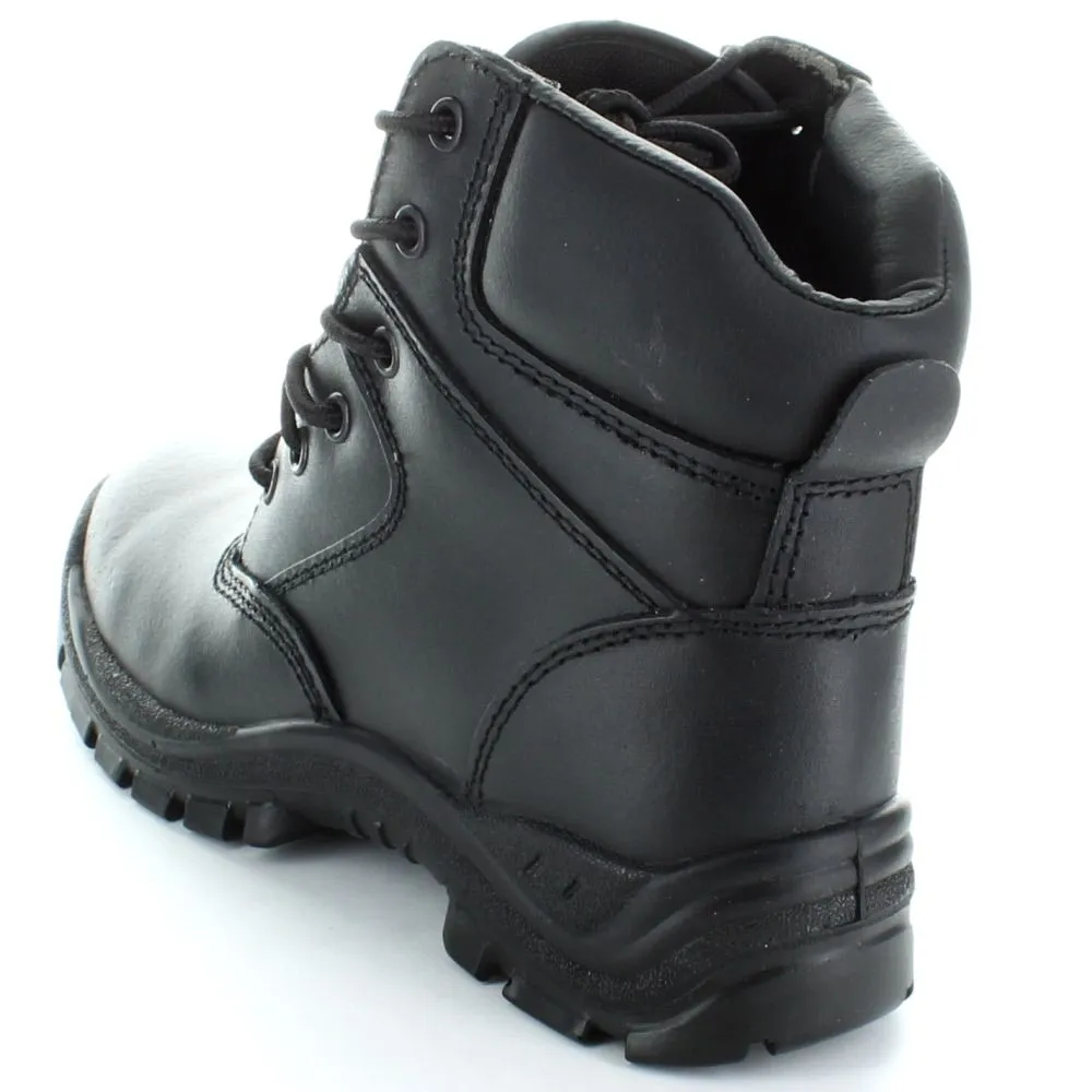 Black 6 Eyelet Safety Boot