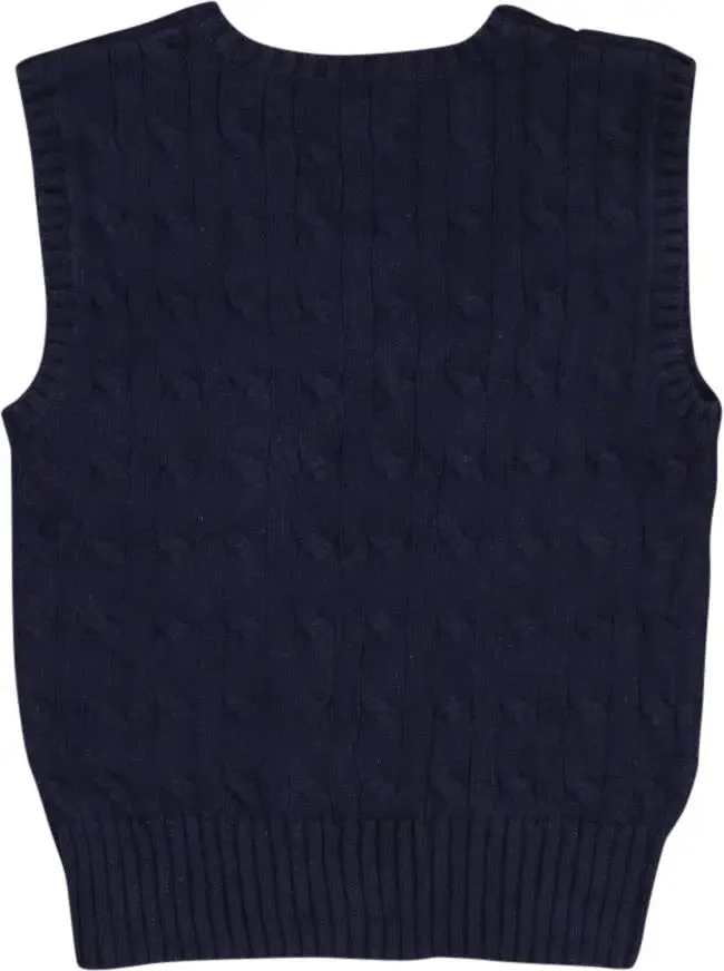 Blue Sleeveless Vest by Ralph Lauren | ThriftTale