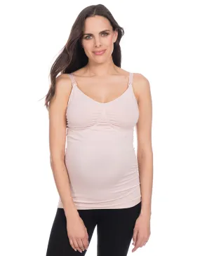 Blush Bamboo Seamless Maternity & Nursing Vest