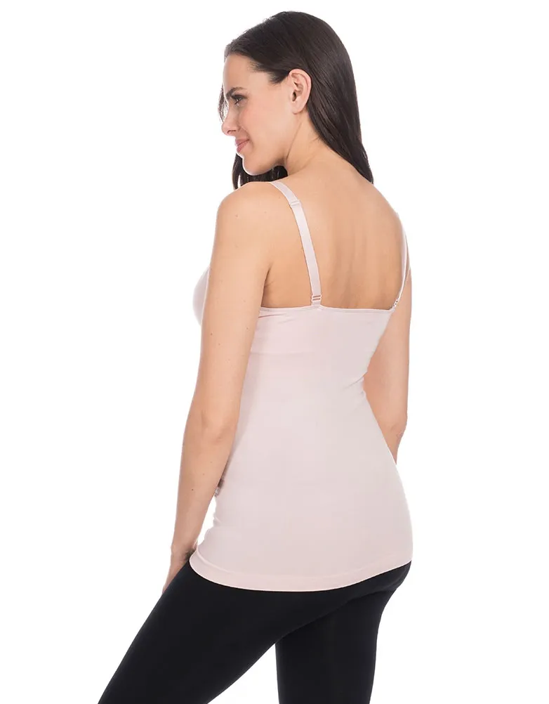 Blush Bamboo Seamless Maternity & Nursing Vest