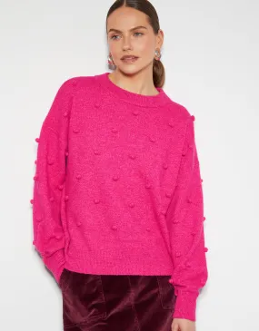 Bonita Bobble Jumper Pink