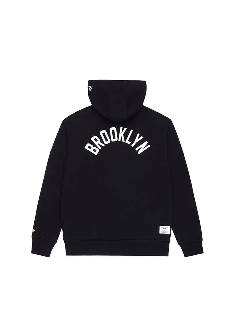 BROOKLYN NETS X ALPHA X NEW ERA HOODIE